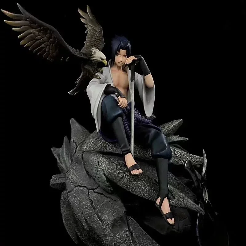 

Anime Uchiha Sasuke Eagle Team PVC Action Figure Collectible Model Doll Toy 35cm