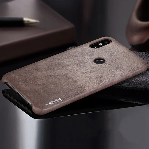 brown phone case Для Xiaomi mi 9 mi 9 SE чехол для телефона X-Level роскошный винтажный Ретро мягкий кожаный задний Чехол для Xiaomi mi 8 Lite mi 8 SE чехол Coque - Цвет: brown phone case