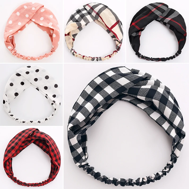 Женский модный стильный женский тюрбан с перекрестными ремнями винтажная