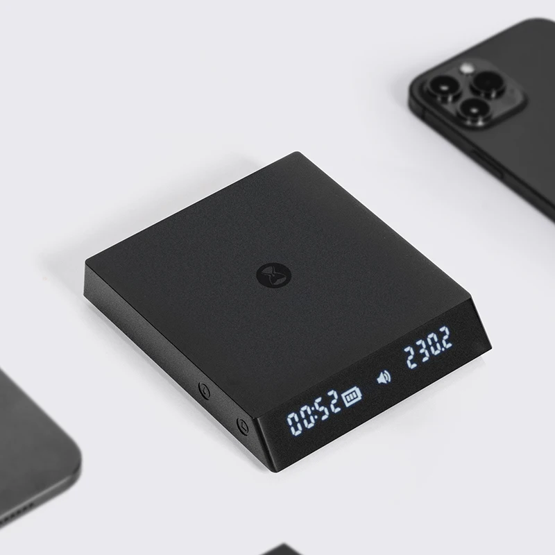 Timemore мини черное зеркало нано эспрессо весы электронный светодиодный дисплей