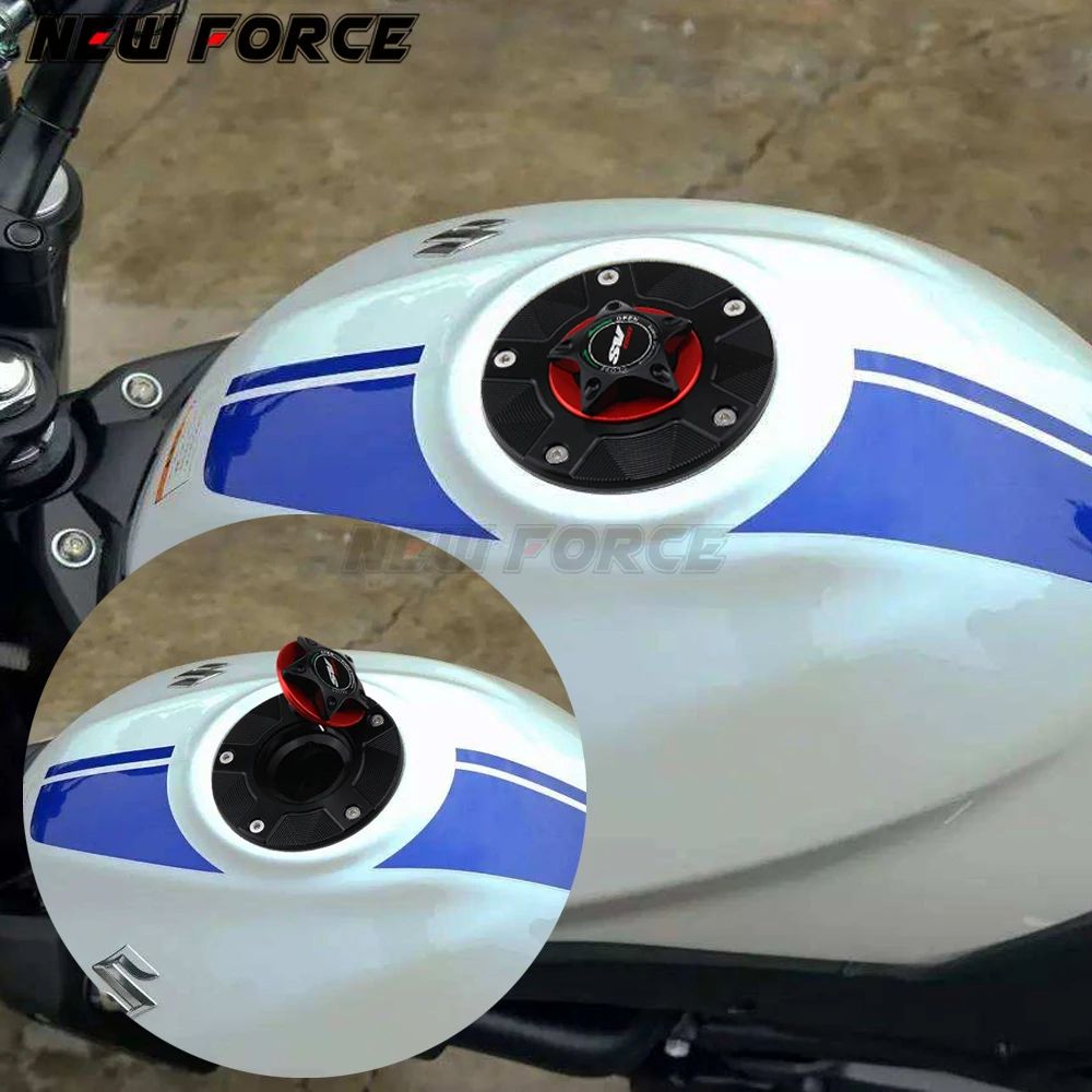 

For SUZUKI DL 650 V-STROM 2012-2016 CNC Motorcycle Accessories Billet Fuel Tank Cover Gas Cap Petrol Covers