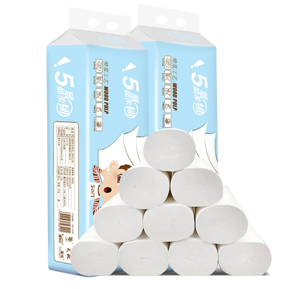 В наличии! Рулон туалетной бумаги 12 рулонов рулон полотенец упаковок пищевые