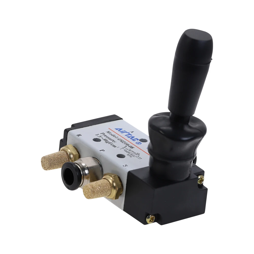 4H210-08 5/2 ручным способом рычажный привод пневматический Управление ручной клапан