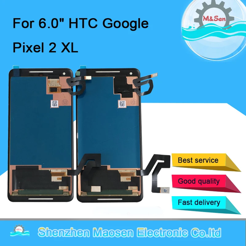 M& Sen для 6," htc Google Pixel 2XL ЖК-экран+ сенсорная панель дигитайзер экран для htc Google Pixel 2 XL сборка