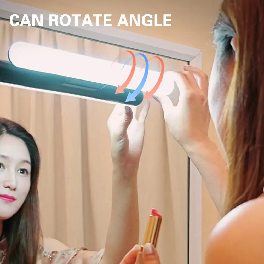 

Переносная USB-лампа 2021, магнитная притягательная Настольная лампа с плавным затемнением, регулируемая яркость, легкая установка