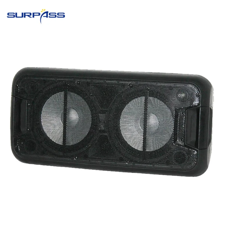 Высокая мощность большая колонка с Bluetooth двойной 10 дюймов ретро fm