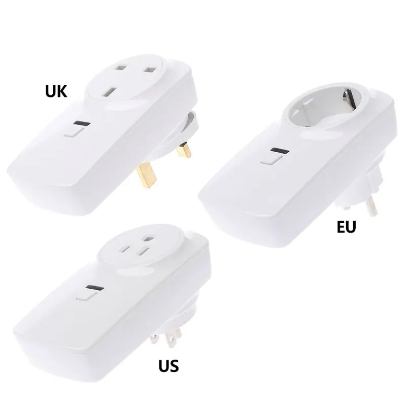 

Intelligent Wireless Control Socket Smart Timing Wifi Outlet US UK EU Plug Home for Alexa Echo APP XXFF