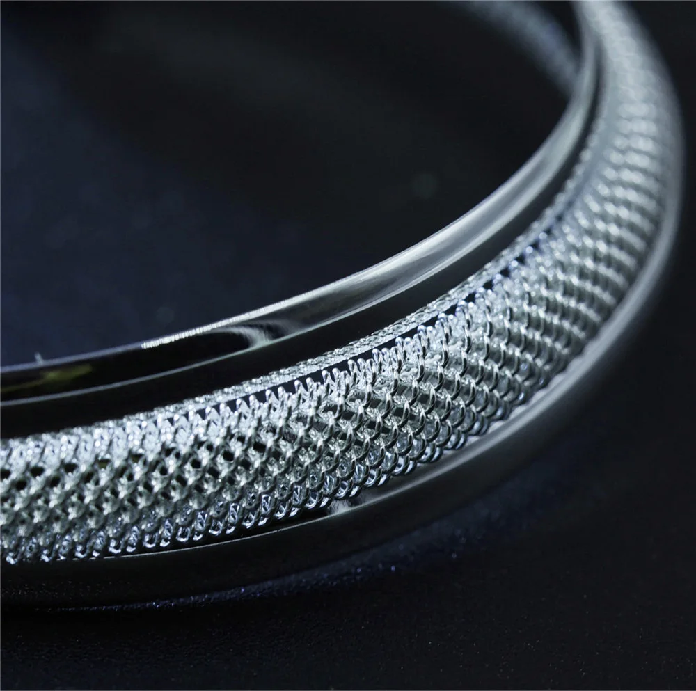 Лидер продаж модный браслет из нержавеющей стали женский проволочной сетки