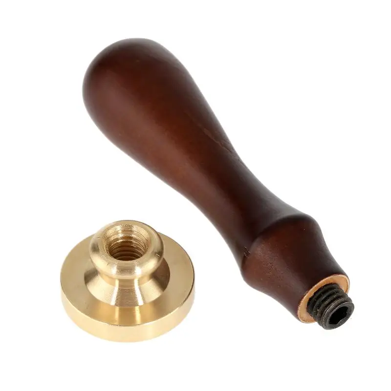 

A-Z 26 Alphabet Flower Pattern Wax Seal Stamp 2PCS Beech Handles + English Letter Floral Lacquer Seal Stamp for Wedding Envelope