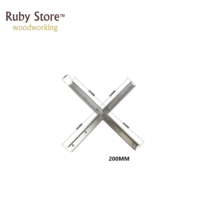 200mm white 1 комплект(4 шт.) Т-образные детали перекрестка - Цвет: 200mm white