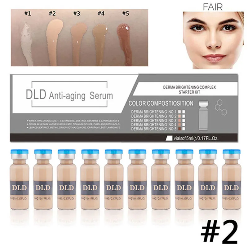 

High Quality 10pcs/Set - BB White Brightening Serum Natural Nude Concealer Skin Whiteing Foundation Facial Beauty Tools