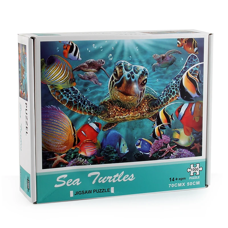 Sea turtle Puzzle 1000 Pieces Jigsaw for Adults Kids |