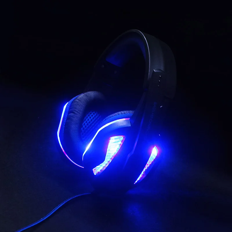 Игровая гарнитура наушники проводные геймерские стерео звук гарнитуры с
