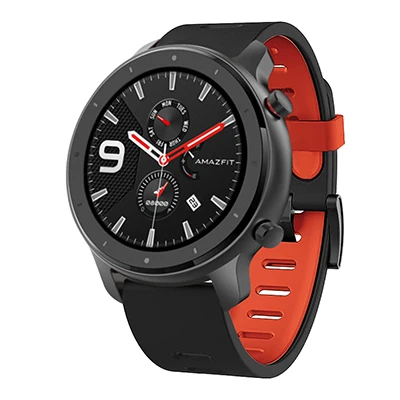 Black red 22 мм спортивный силиконовый браслет для Xiaomi Huami Amazfit Bip BIT PACE Lite Youth Amazfit GTR Смарт часы сменный ремешок 47 мм - Цвет: Black red