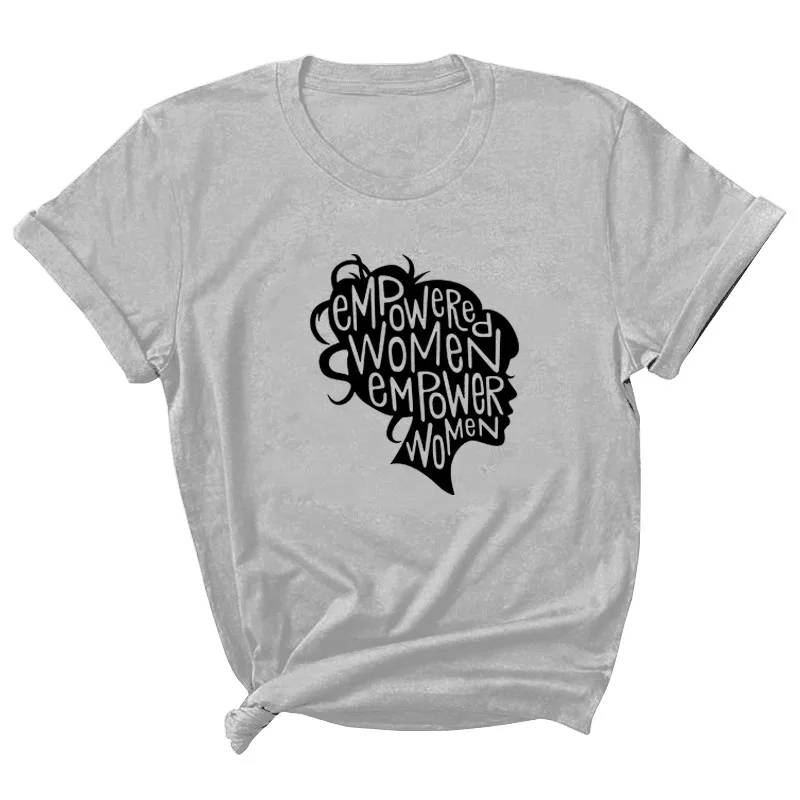 

Power Women Letter Print Women T Shirt Short Sleeve O Neck Loose Women Tshirt Ladies Tee Shirt Tops Clothes Camisetas Mujer