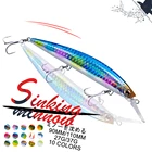 1 шт. 90 мм110 мм Рыболовная Приманка Minnow 3D глаза опускается на дно жесткая приманка, воблер карандаш VIB японского качества профессиональный рыболовные снасти