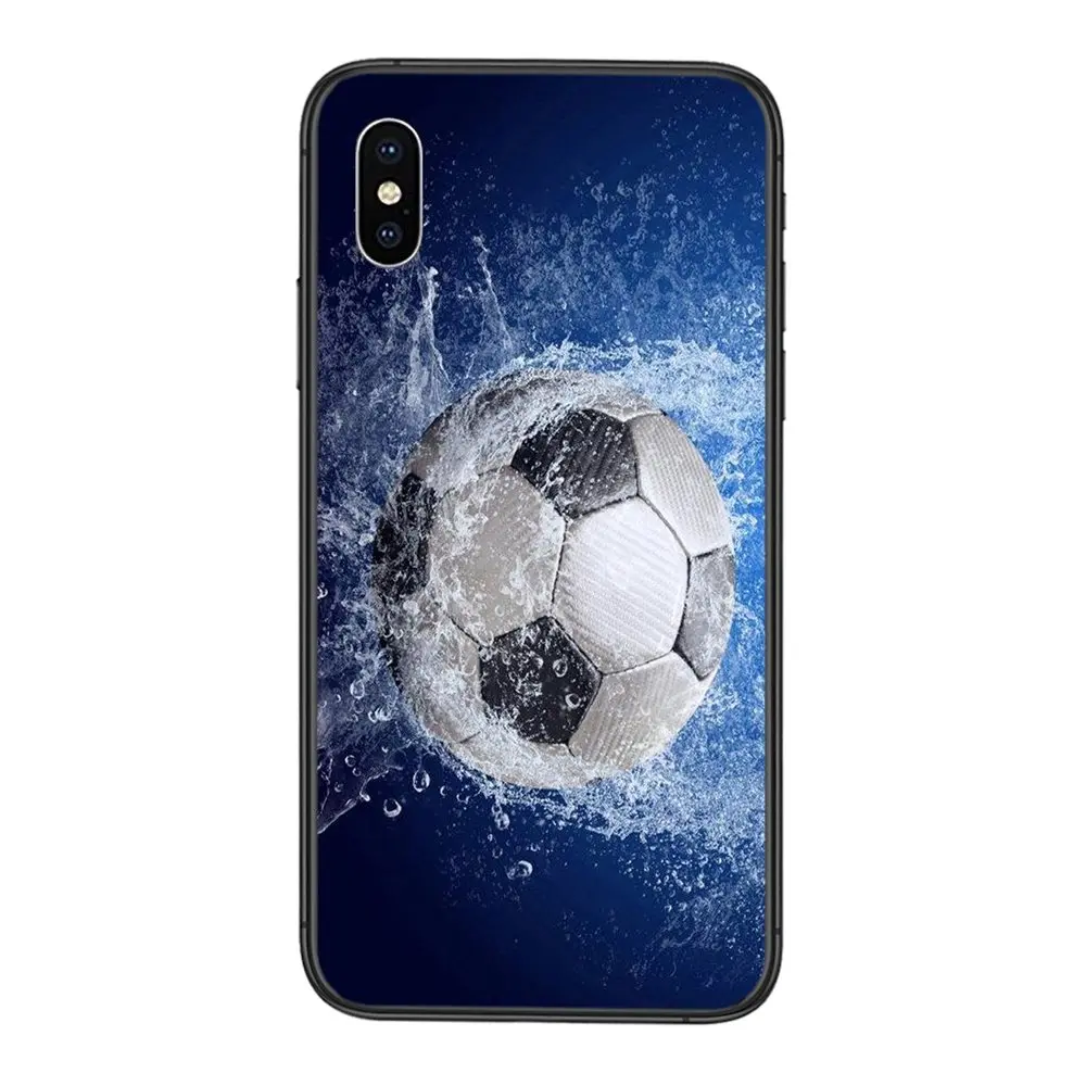 Дизайнерский футбол Fire And Ice с водонепроницаемым чёрным бампером из водонепроницаемого материала для Huawei Nova 8 7 6 3 SE Mate 40 30 on.
