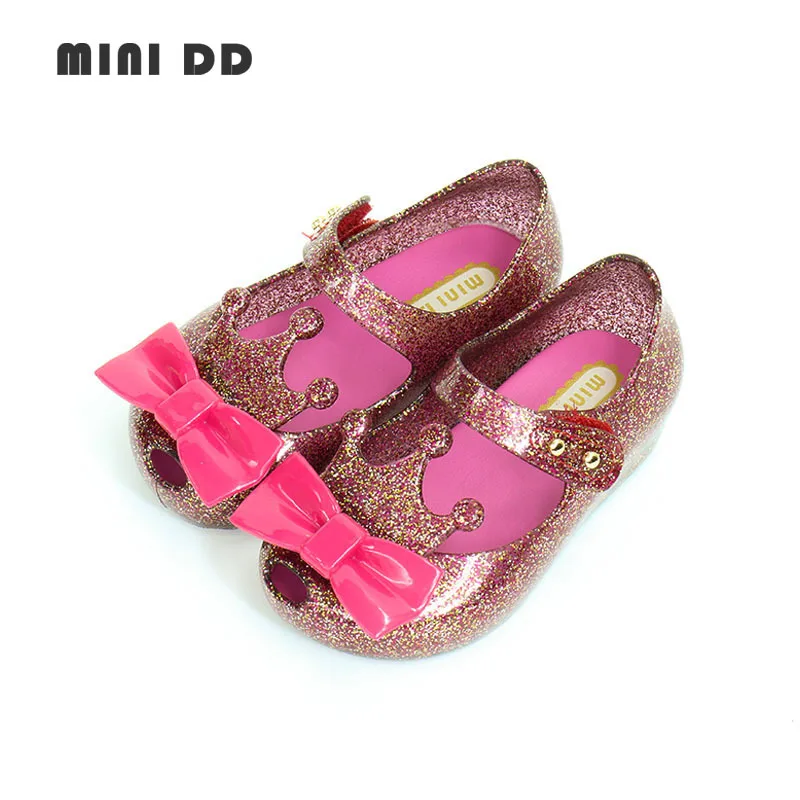 

Mini Melissa Ultragirl Princess Girl Jelly Shoes Beach Sandals 2020 Baby Shoes Soft Melissa Sandals Kids Non-Slip Princess Shoes