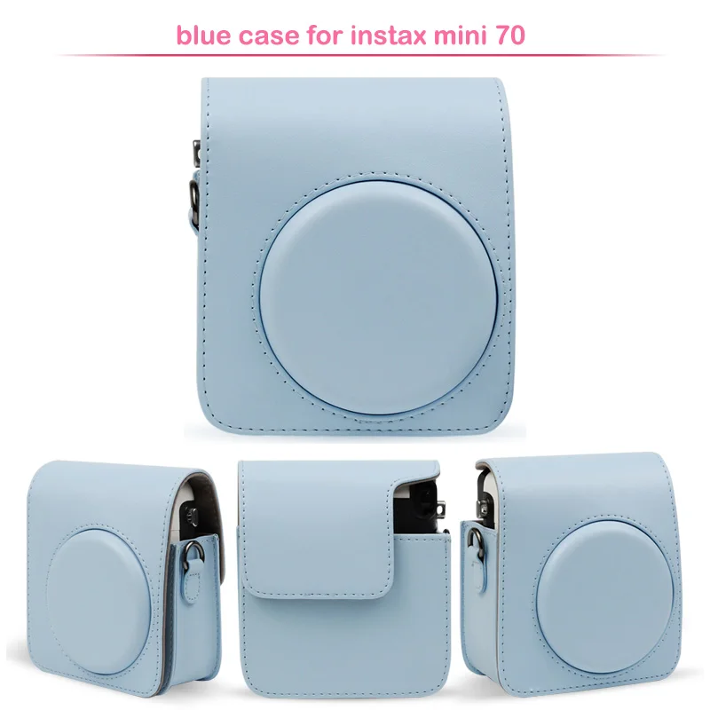 Geniune Fujifilm Instax Mini мгновенная цветная пленка с защитной из искусственной кожи чехол для камеры Сумка для Fuji Instax Mini 70 камера