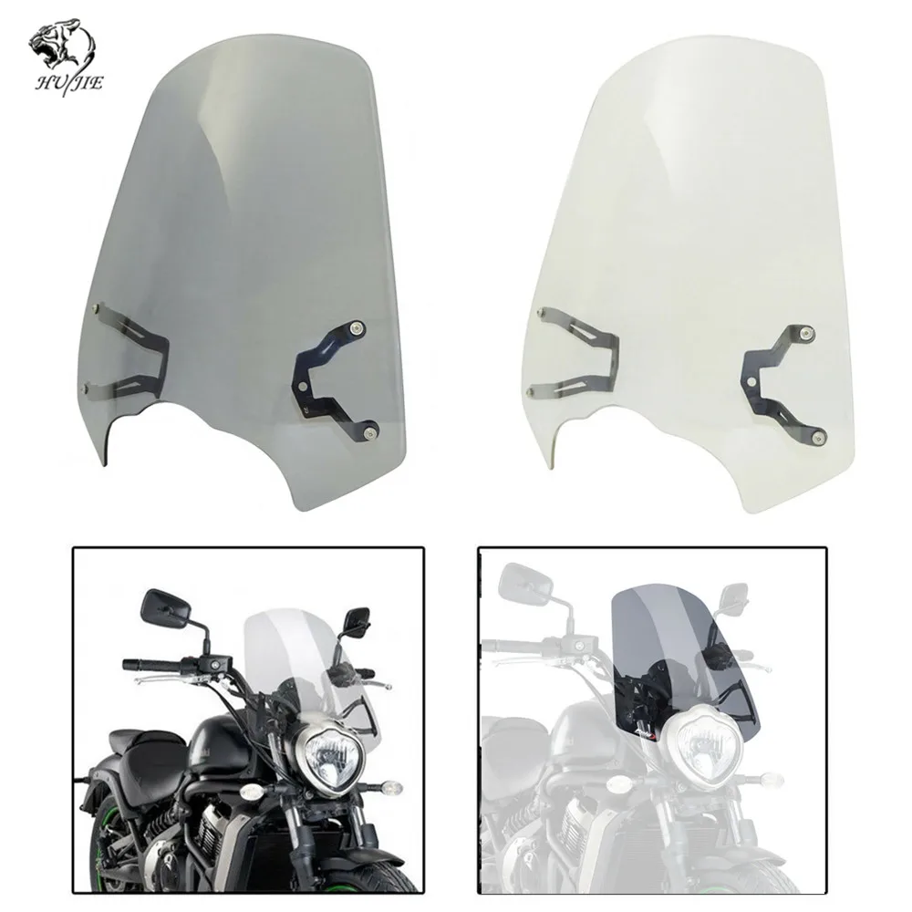 Новое ветровое стекло для мотоцикла Kawasaki 2015 2016 2017 2018 Vulcan S 650 с креплением на