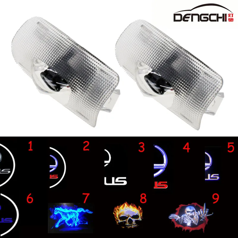 Voiture светодиодный Porte Logo Projecteur D'ombre de Fantome Lumiere pour LexusLS ES240 ES250 ES300 ES350 RX270 LX450 470 570 GS RX350