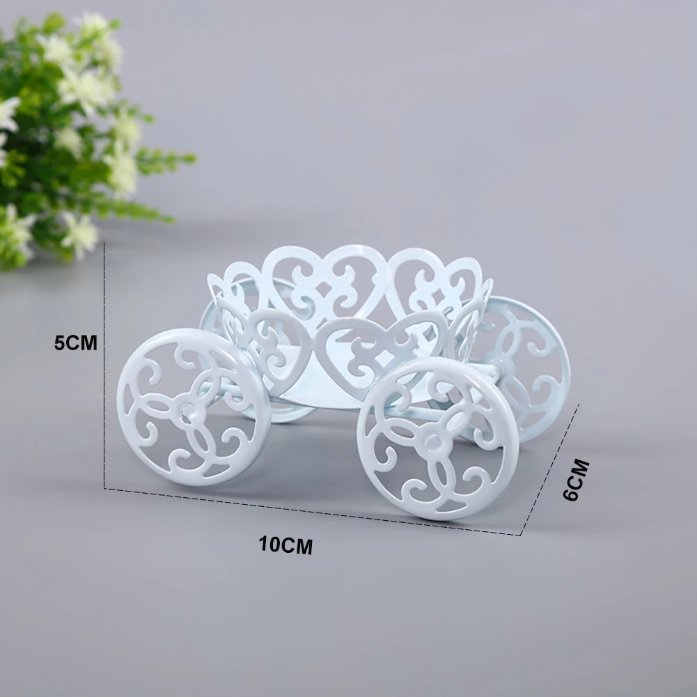 

4PCS Carriage Cupcake Rack Display Suitable for Weeding Solid and Light Putting A Full-size Cupcake