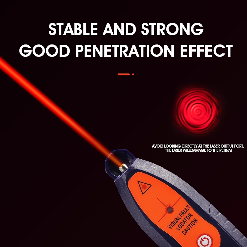 AUA K30 30 мВт красный лазерный свет волоконно оптический кабель тестер SC/FC/ST