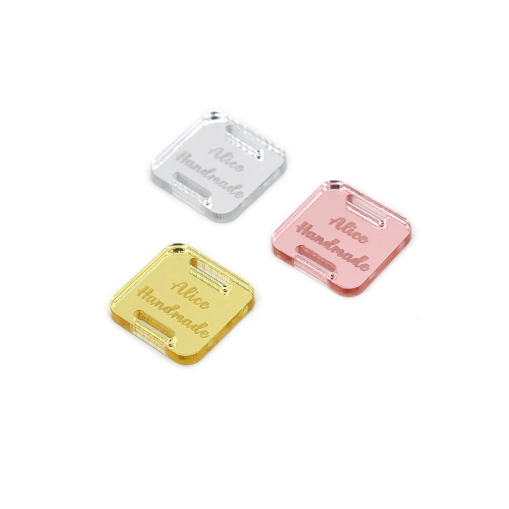 

100x Персонализированные Свадебные квадратные метки, лазерные флейты, индивидуальная Подарочная коробка для детского душа, ленточные этикетки, товары для вечерние, Декор