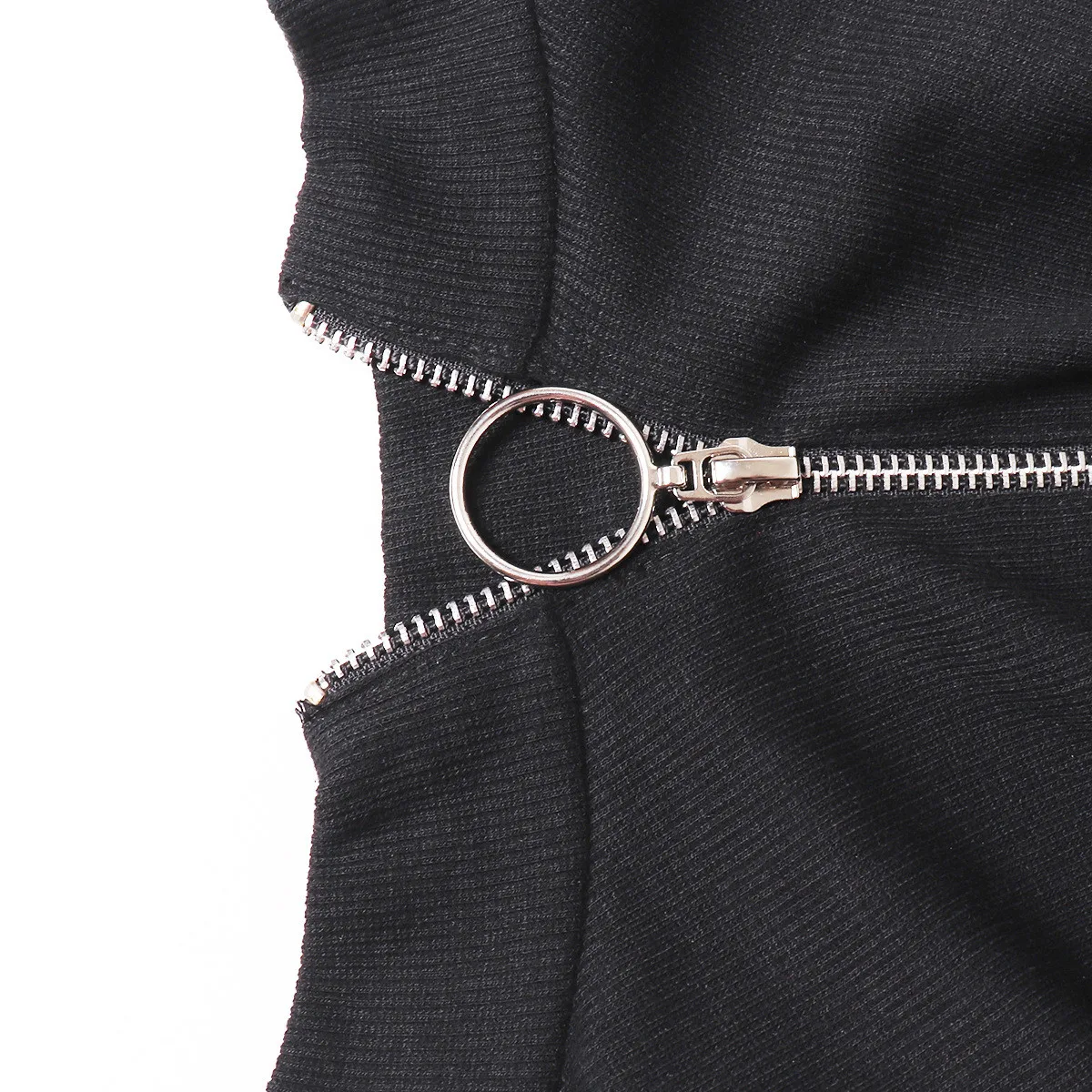 

Women Sexy Cut Out Off Shoulder Long Sleeve Skinny Bodysuits Party Casual Basic Hollow Out Thong Zipped Front Skinny Jumpsuits