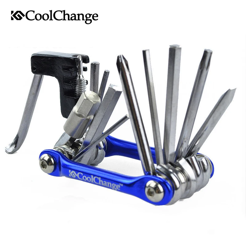 Coolсмена 11 в 1 Многофункциональный набор инструментов для ремонта велосипеда с