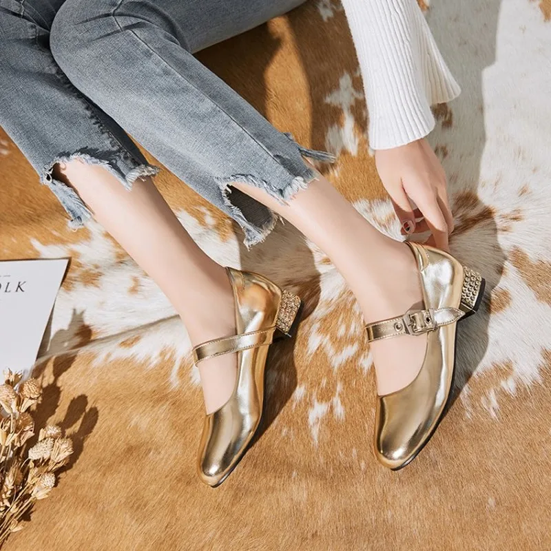 Mary Jane/Женская обувь на каблуке Танцевальная Женская в стиле джазовый вальс