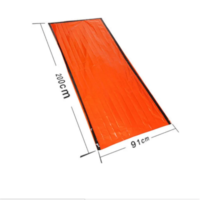 Водонепроницаемый аварийный спальный мешок из майлара теплый водонепроницаемый