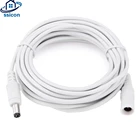 Удлинительный кабель постоянного тока 3 м, 5 м, 10 м, 20 м, 30 м, 50 м, 2,1 мм x 5,5 мм, штекер Мама-папа для адаптера питания 12 В, шнур, светодиодная лента для домашней камеры видеонаблюдения