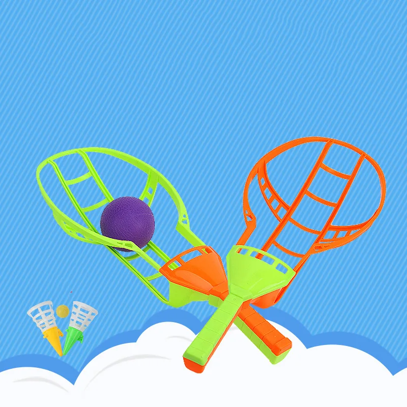 

Hot-Children Thg and Catching Outdoor Sports Parent-Child Games Ran Colors 2 x Racket 4 x Ball