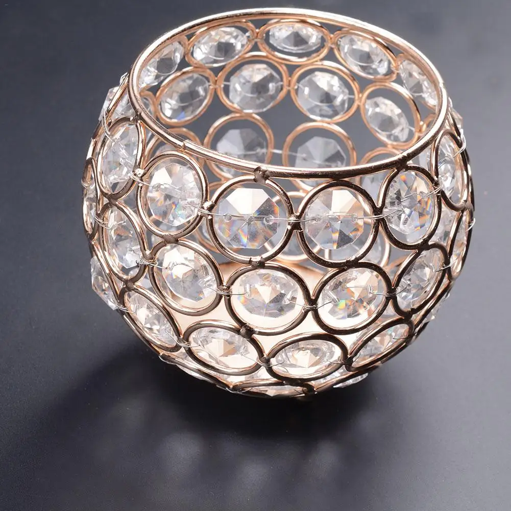 Металлические стеклянные хрустальные подсвечники держатель ручки ваза