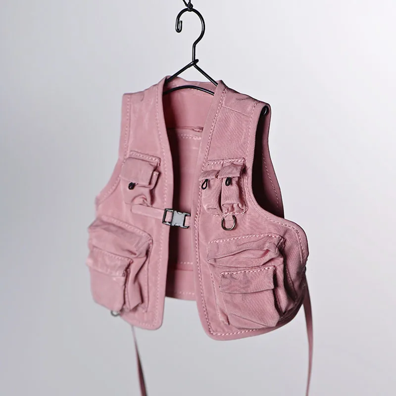 

1/6 Male Female soldier Figure Clothing vest Coat pink casual Workwear jacket for 12 inch PH TBLeague Figure Body Jiaou do