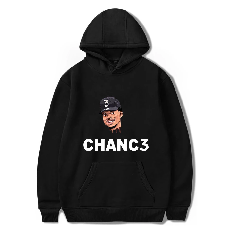 

New Chance The Rapper Hoodies Men Women Red Autumn Cotton Warm Harajuku Tops CHANC3 Boys Girls Hoodies Sweatshirt Print Fashion