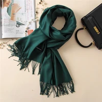 new 2022 cashmere scarf winter women pashmina shawls warm blanket wraps female foulard bandana brand thick print scarves