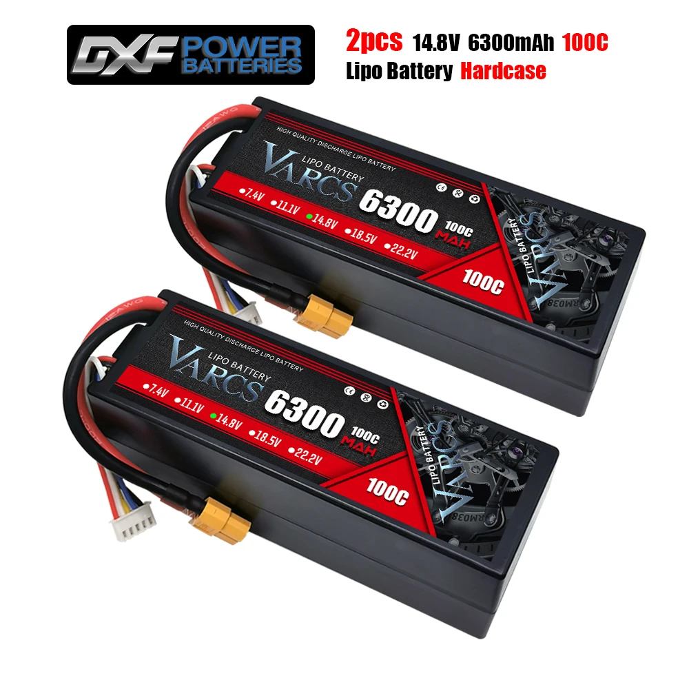 2PCS VARCS Lipo Batteries 2S 3S 4S 6S 7.4V 11.1V 14.8V 22.2V 6300mAh 100C/200C for RC Car Off-Road Buggy Truck Boats salash enlarge