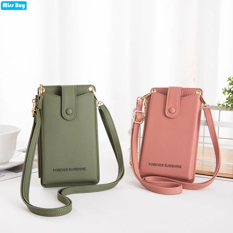 women crossbody phone bag for iphone 13 12 pro maxsamsung a12 f42 m22xiaomimotolg case girls shoulder bags phone pouch purse free global shipping