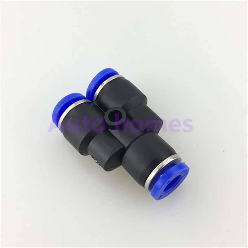 

10 шт./лот 3-сторонний Y-образный воздушный фитинг, пневматический PY-4/6/8/10 4 мм 6 мм 8 мм 10 мм, Пневматические Быстроразъемные соединители Y-типа три