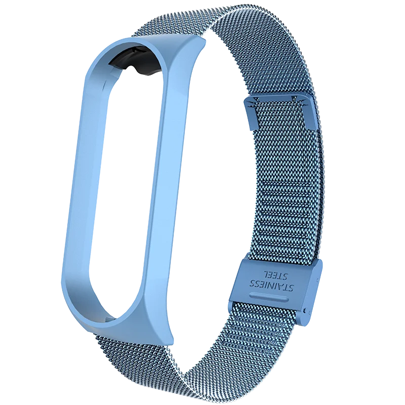 Металлический ремешок из нержавеющей стали для Xiaomi Mi Band 4 на запястье 3 браслет