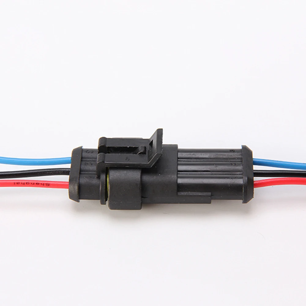 3 Pin Way HID автомобильные мужские и женские электрические соединители для проводов