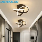 Светодиодный потолочный светильник, проход, современная люстра, потолочный светильник, коридор, балконные плафоны, акриловое украшение, люстра для дома