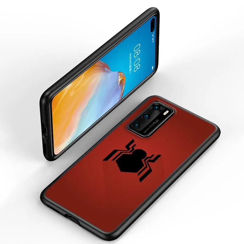 Чехол для телефона с логотипом Marvel Человек-паук Huawei P40 P30 P20 P50 Pro Plus P10 P9 P8 Lite 2019 2017 RU E