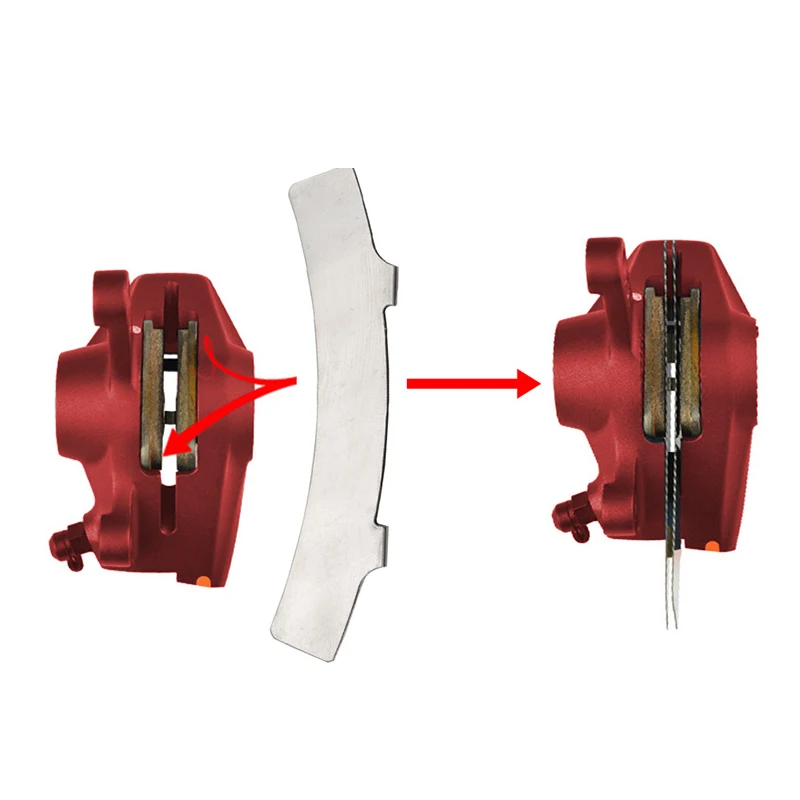 Alat Penyesuaian Bantalan Rem Cakram Sepeda Gunung Alat Perbaikan Posisi Rem Rotor Sepeda Aksesori Sepeda
