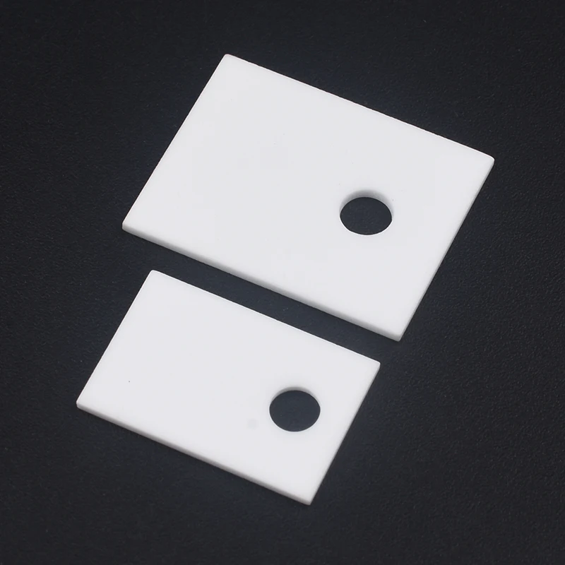 TO-220 / 247 / 264 alumina ceramic sheet / thermal insulation sheet / triode high-power heat sink