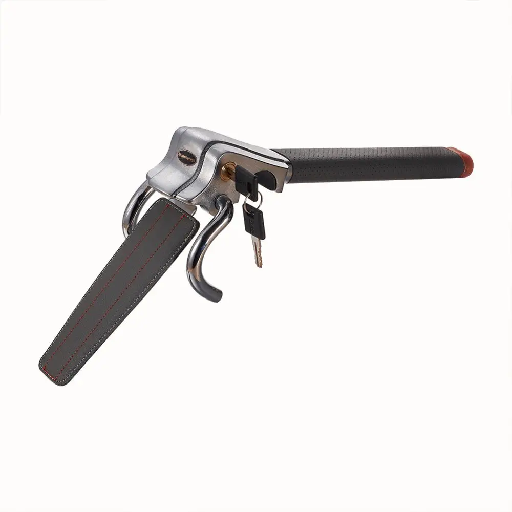 Новый складной Универсальный Автомобильный Замок на рулевое колесо серого цвета