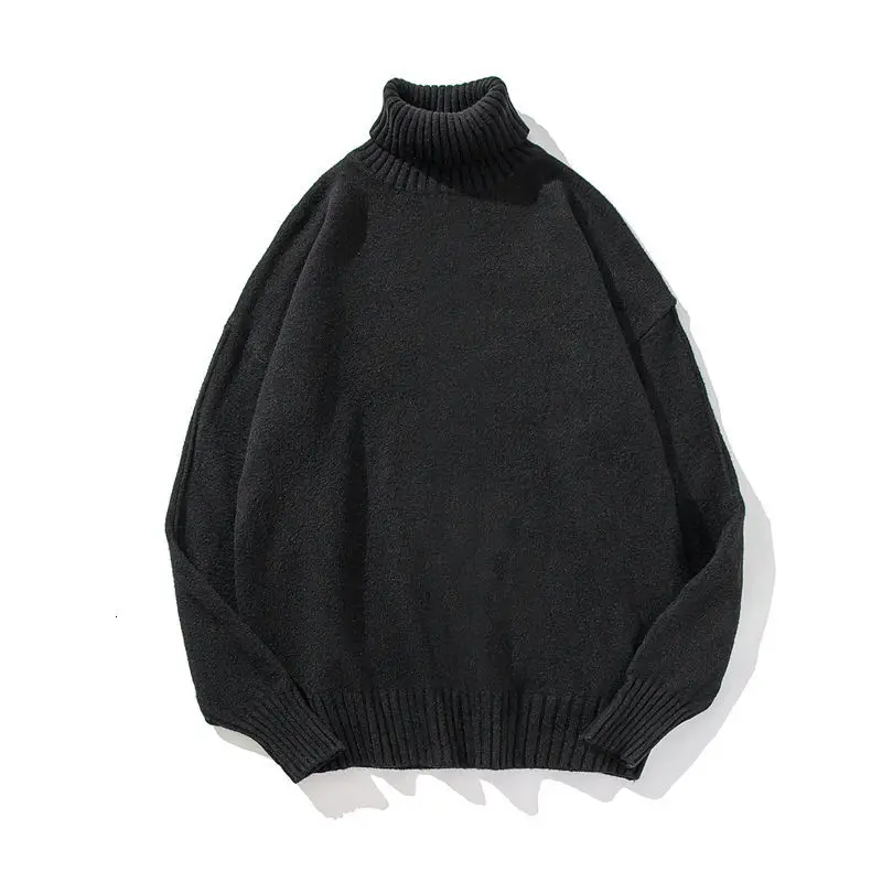 

2020 New Men's Winter Warm Turtleneck Sweater Korean Streetwear Fashion Pullovers Sweater Casual Male Clothing