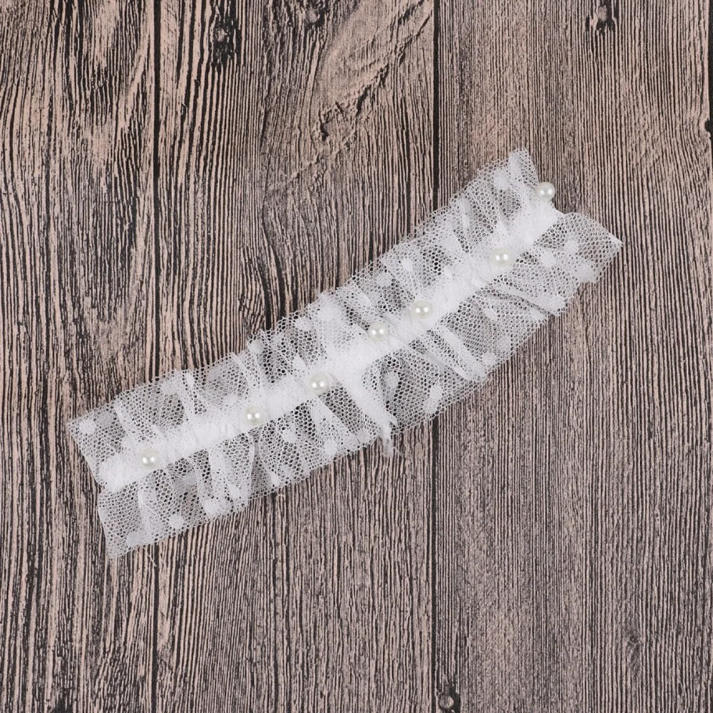 Женская перламутровая подвязка на ногу Свадебные Подвязки для девочек принцесса